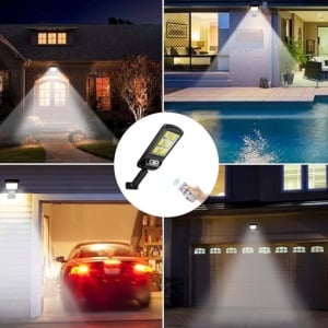 Solarni LED reflektor - lampa sa PIR senzorom - Img 4