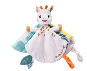 Batistuta comforter moale Sophie cu suport pentru suzeta - Img 1