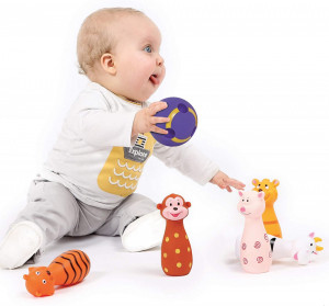 Ludi set de popice Soft cu animalute - Img 4