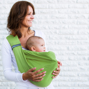Sling bebe 4 in 1 Minimonkey Lime - Img 1
