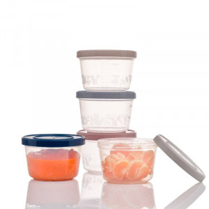 Thermobaby Set 5 recipiente gradate cu capac 250 ml - Img 3