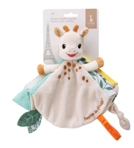 Batistuta comforter moale Sophie cu suport pentru suzeta - Img 3