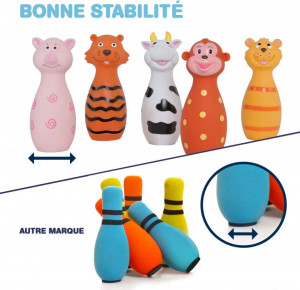 Ludi set de popice Soft cu animalute - Img 7