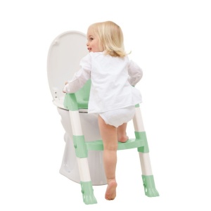 Reductor pentru toaleta cu scarita Kiddyloo Celadon Green - Img 5