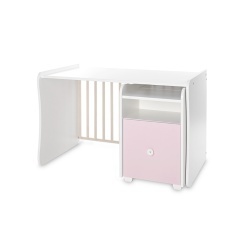 Трансформиращо се детско легло TREND PLUS 70/160 цвят БЯЛО/ORCHID PINК - Img 7