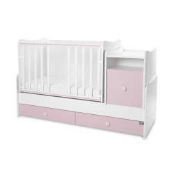 Трансформиращо се детско легло TREND PLUS 70/160 цвят БЯЛО/ORCHID PINК - Img 4