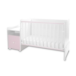 Трансформиращо се детско легло TREND PLUS 70/160 цвят БЯЛО/ORCHID PINК - Img 5