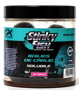 BOILIES CARLIG STINKY FISH SOLUBIL 24 & 30mm 250g