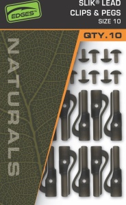 Clips Fox Edges pentru Plumb Pierdut Naturals Silk Lead Clips and Pegs, Nr.10, 10buc/plic - Img 2