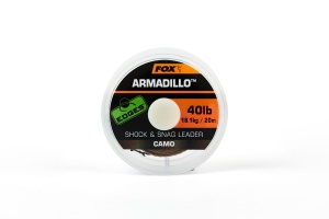 Fir Textil Fox Edges Armadillo Shock and Snag Leader, Camo, 20m