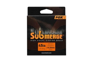 Fir Textil Fox Submerge Orange Sinking Braid, Bright Orange, 600m - Img 2