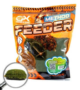 GROUNDBAIT METHOD FEEDER FAINA DE PESTE & PELETE MACINATE GREEN NBUTYRIC 900g