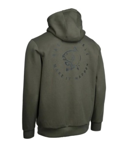 Hanorac Nash Make It Happen Carp Logo Hoodie, Green - Img 2