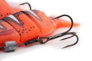 Pro Shad Jointed Loaded 14cm 5.5" UV Red Wake - Img 2