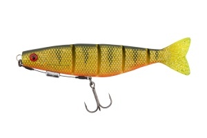 Pro Shad Jointed Loaded 18cm 7" UV Natural Perch