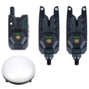 Set Avertizoare + Statie Sonik Herox 2+1 (Rosu+ Albastru)+Lampa Cort