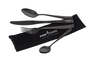 Set Tacamuri Fox Cookware Black Stainless Cutlery Set - Img 4