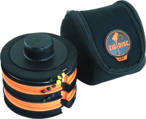 Sistem Stocare Monturi FOX Zig Rig, 5 Discuri Zig + 20 Pini de Fixare + Husa