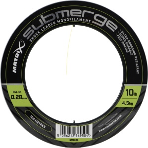 Submerge Shock Leader Monofilament 12lb 5.4kg 0.30mm 100m