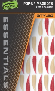 Viermi Artificiali Fox Edges Essentials Pop-Up Maggots, 20buc/plic