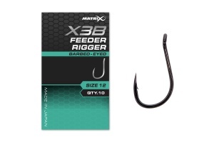 X3B Feeder Rigger Size 14 Barbed - Eyed