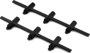 Black Label Slim Adjustable 3 Rod Buzz Bars 220mm 250mm - Img 2