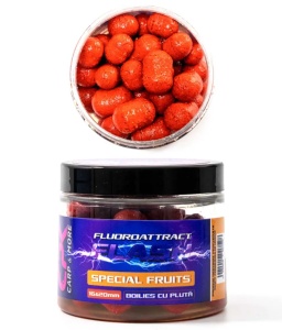 BOILIES CARLIG FLUOROATTRACT+ SPECIAL FRUITS 16 & 20mm 120g (cu pluta)