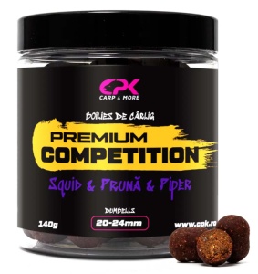 BOILIES CARLIG OS COMPETITION SQUID & PRUNA & PIPER 20 & 24mm 140g DUMBELLS