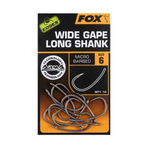 Carlige FOX Edges Armapoint Super Wide Gape Long Shank, 10buc/plic