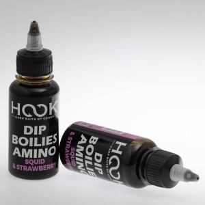 DIP Boilies AMINO 100ML - SQUID & STRAWBERRY