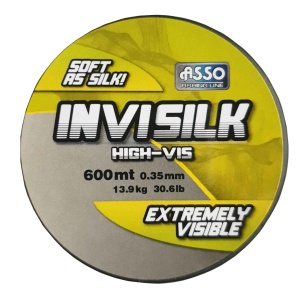 Fir Asso Invisilk 0.22mm 8.10kg 600m Yellow - Img 2