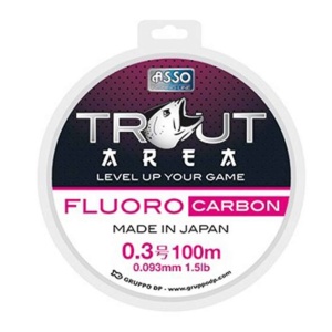 Fir Asso Trout Area Fluorocarbon 0.093mm 0.680kg 100m White - Img 2
