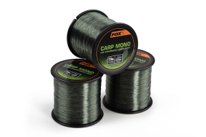 Fir Monofilament FOX Carp Mono, Low-vis Green, 850m - 1000m - Img 2