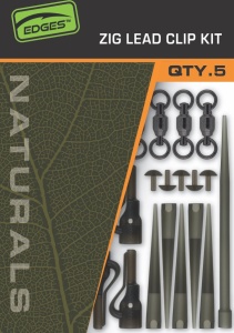 Kit Montura Fox Edges Zig Rig Naturals Zig Lead Clip