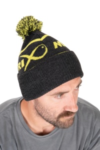 Lime & Grey Bobble Hat - Img 3