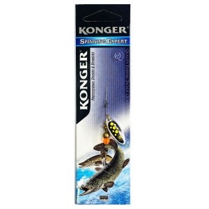 Lingura Rotativa Konger Chimera No.0 2.5gr S43 Black Yellow