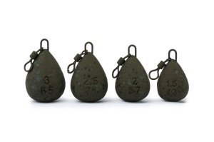 Plumb Para cu Vartej FOX Camotex Pear Swivel Lead