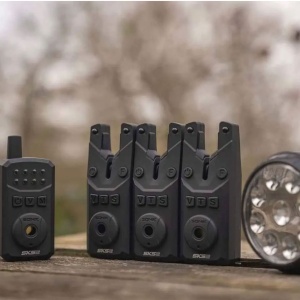 Set 3+1 Detectori Electronici Sonik SKS2 cu Statie si Lampa Semnalizare Cort - Img 2