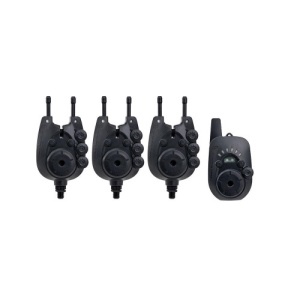 Set 3 senzori + statie Carp Pro Bite Alarm Hastam Multicolor