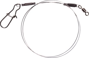 Strike Point Jerk Leader Single Strand Titanium 0.8mm 40cm 2pcs