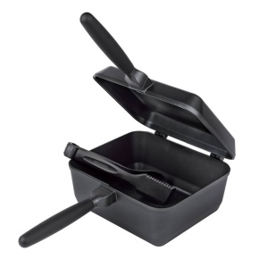 Tigaie Dubla Adanca Non-Stick Aluminiu Sonik Sizzla Multi-Pan Set
