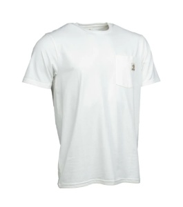 Tricou Nash Make It Happen Badge Pocket T Shirt, Ecru