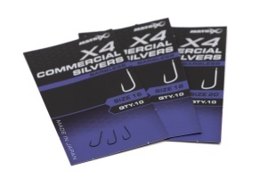 X4 Commercial Silvers Size 18 Barbless - Img 3