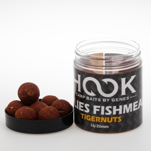 BOILIES DE CARLIG HARD FISHMEAL 16/20MM 250ML TIGERNUTS