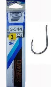 Carlige Legate Owner S-344 No.3 65cm 0,22mm