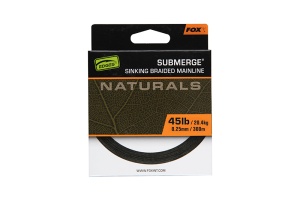 Fir Fox Submerge Naturals Sinking Braid Mainline, Naturals Green, 300m - Img 2