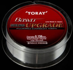 Fir Toray Bawo Upgrade Fluorocarbon 0.156mm 1.79kg 150m Transparent - Img 2