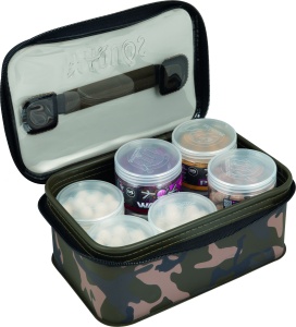 Geanta Impermeabila pentru Accesorii Fox Aquos Camo EVA Bait Storage, L, 25x16.5x9cm