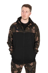 Hanorac Fox Light Weight Black/Camo Split Zip Hoody - Img 3