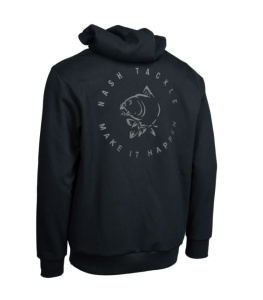 Hanorac Nash Make It Happen Carp Logo Hoodie, Black - Img 2